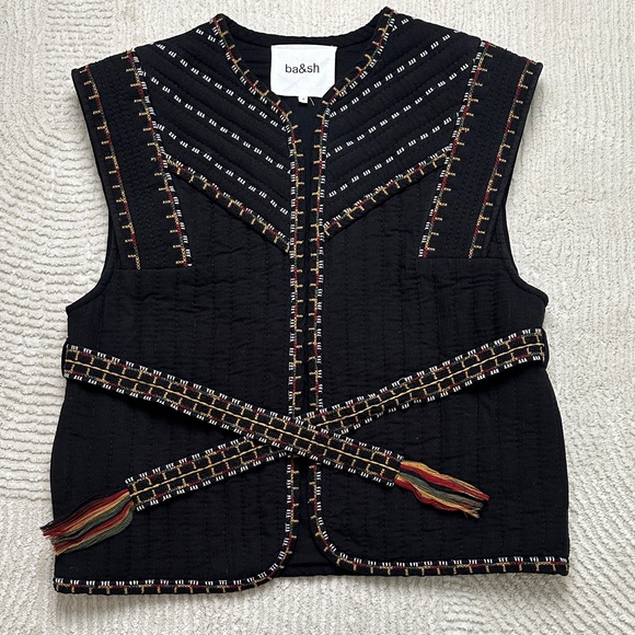 ba&sh Jackets & Blazers - Ba&sh Clevie Sleeveless Jacket Women’s Size 2